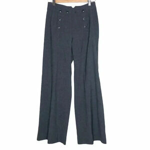 Trina Turk Women's Sailor Pants Size 2 Wool Grey